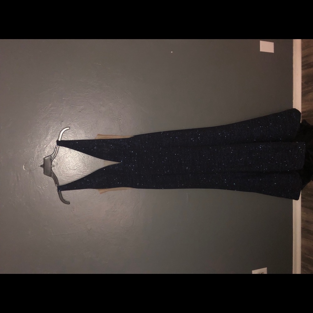 Jovani Blue sparkly gown!🦋 Size 4